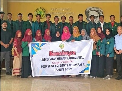 Perbankan Syariah Ikut Serta Dalam Acara Kontingen Universitas Muhammadiyah Riau "PORSENI L2DIKTI WILAYAH X"