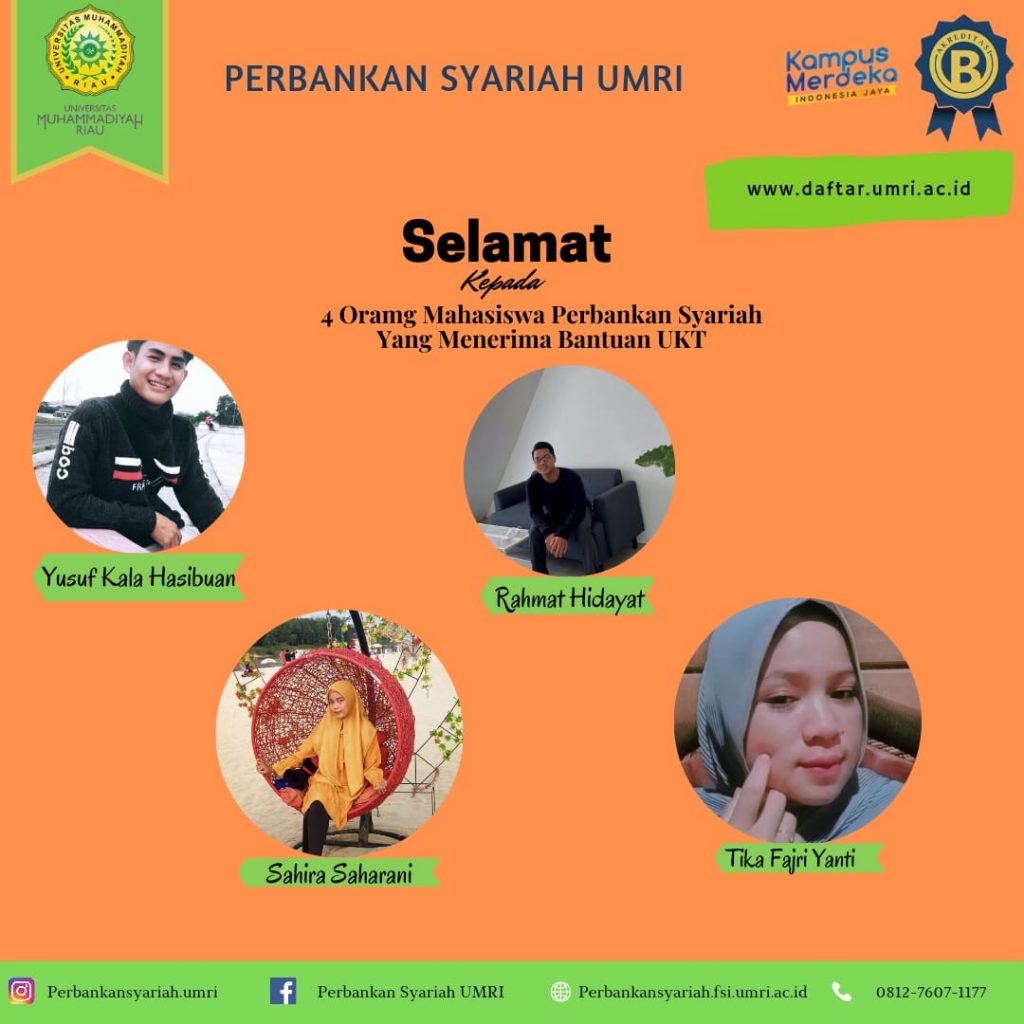 Selamat untuk mahasiswa yang menerima bantuan UKT